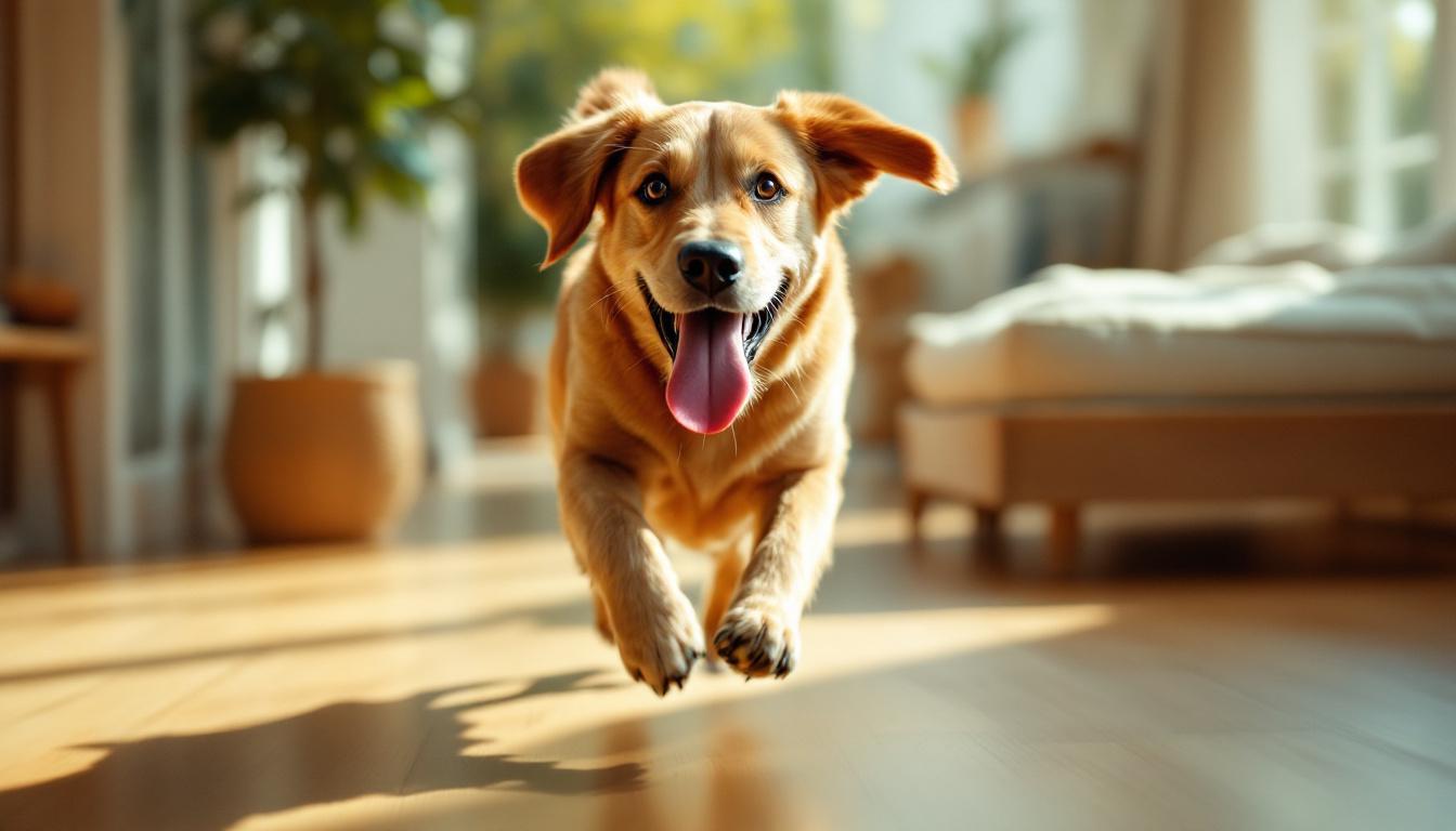Labrador corriendo